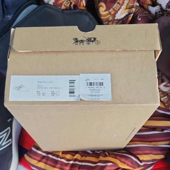 SIZE 13-Coach Chocolate Brown Suede - Picture 5 of 7